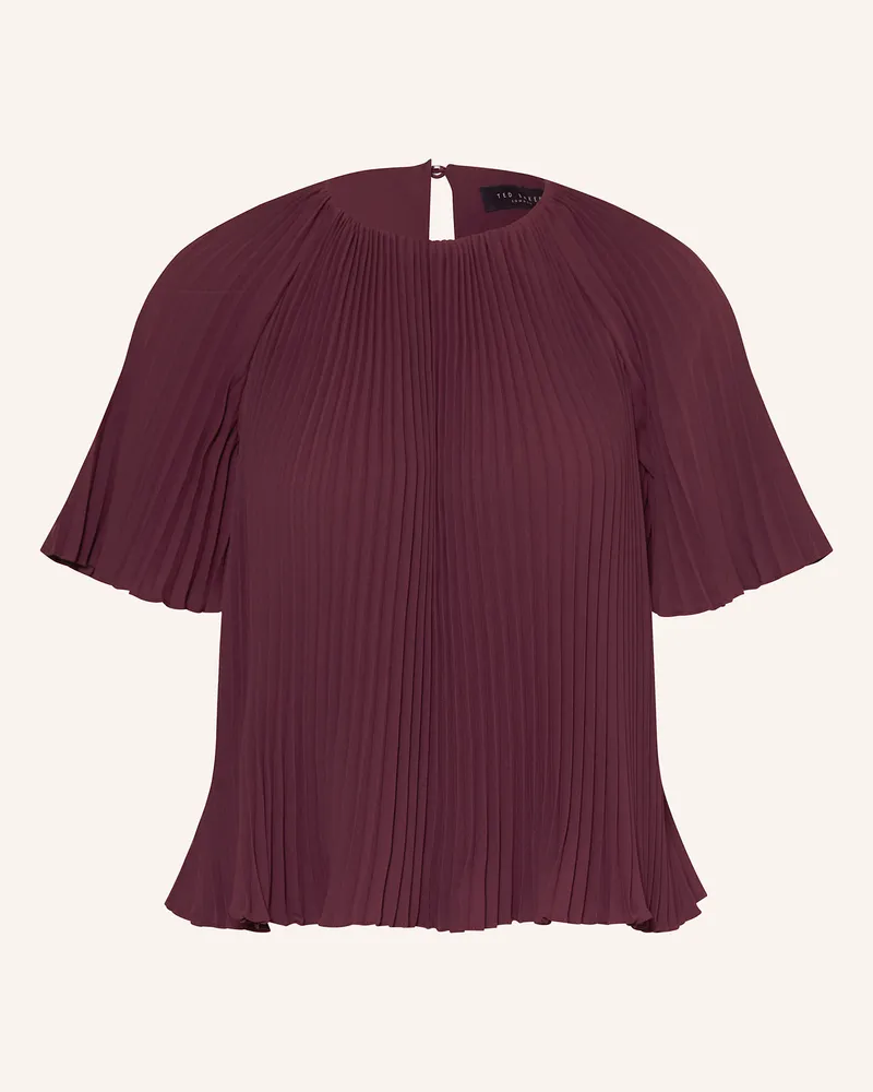 Ted Baker Blusenshirt Agara Mit Plissees rot Dunkelrot