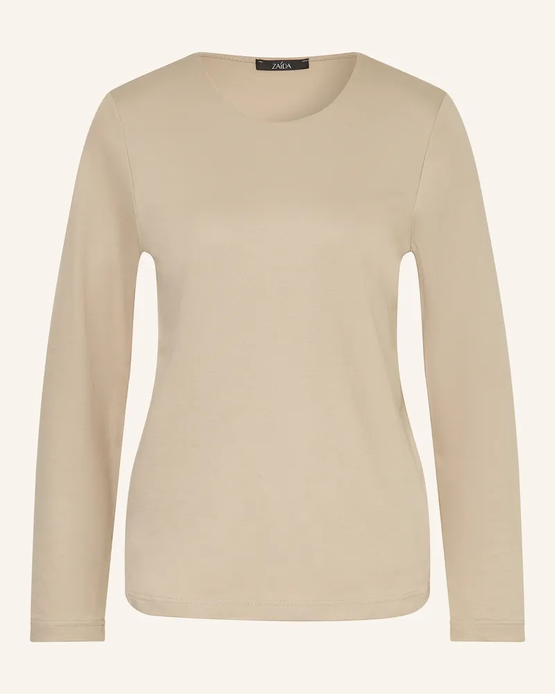 ZAíDA Longsleeve Hellbraun
