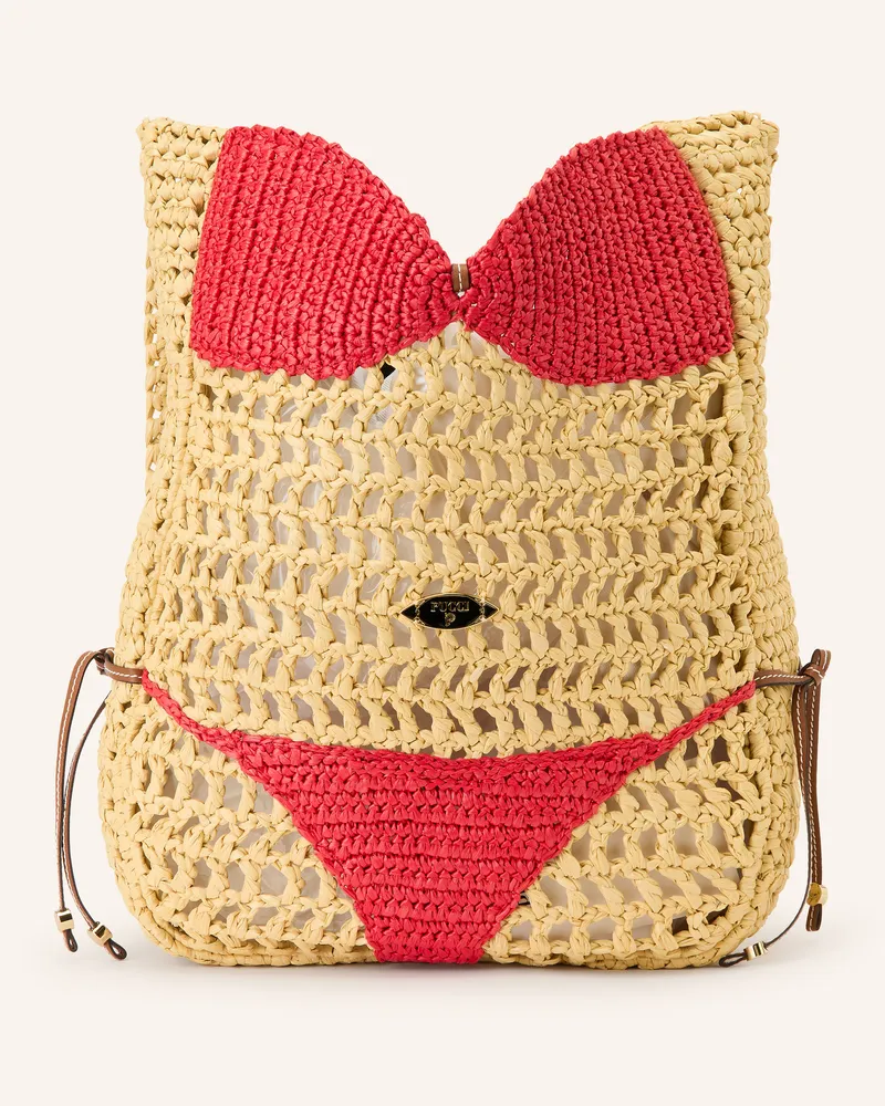 Emilio Pucci Shopper Pontova beige Hellbraun