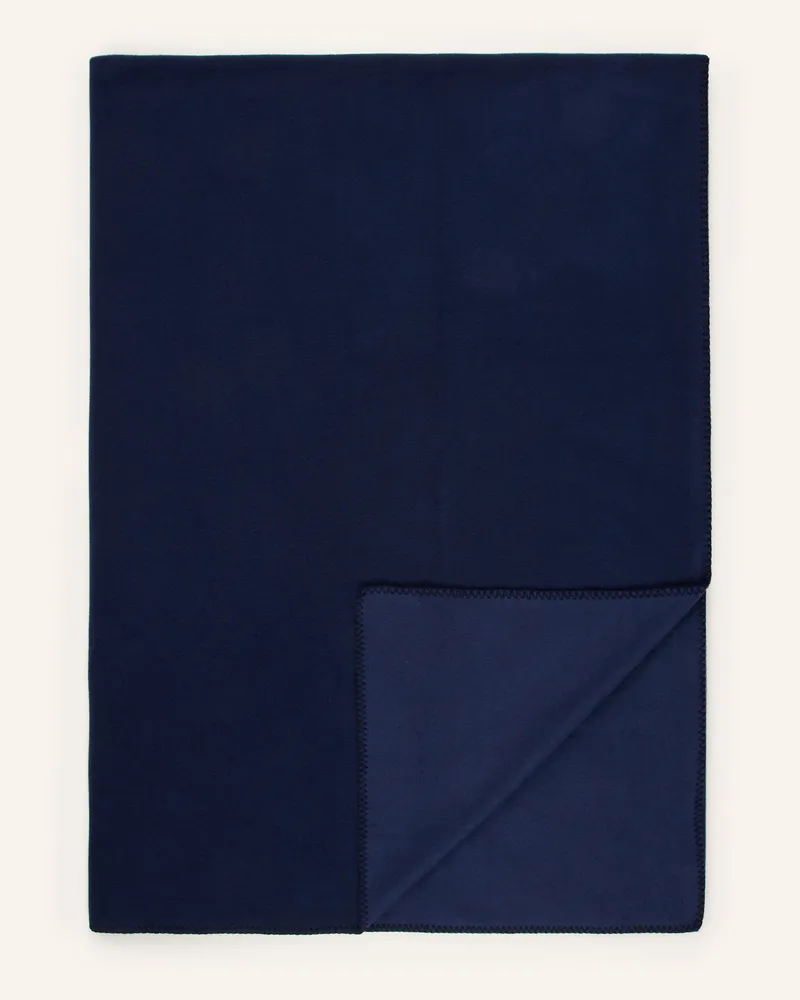 Zoeppritz Plaid Soft-Fleece blau Dunkelblau