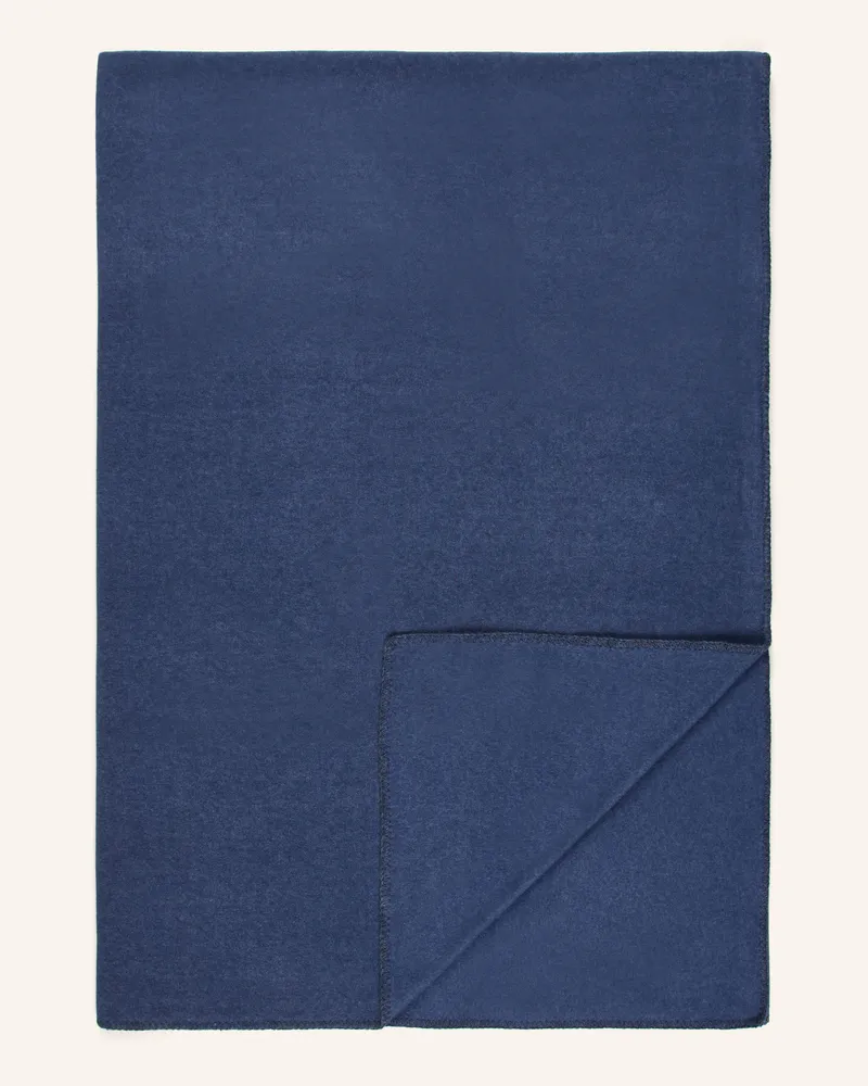 Zoeppritz Plaid Soft-Fleece blau Dunkelblau