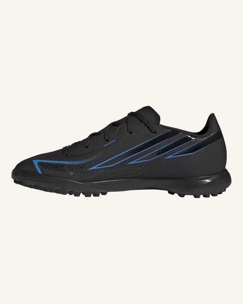adidas f50 Hyperfast League Kids Fussballschuh, Kurzer Kunstrasen schwarz Schwarz