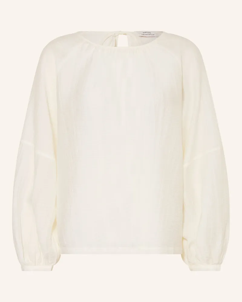 OPUS Blusenshirt FIBIZA Weiss