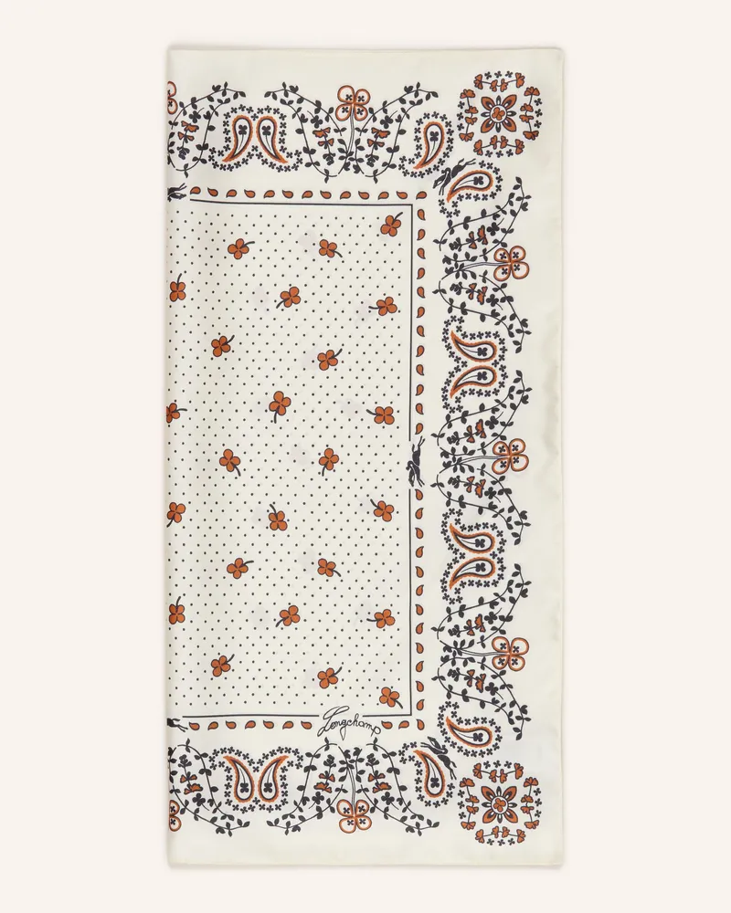 Longchamp Seidentuch French Bandana beige Ecru