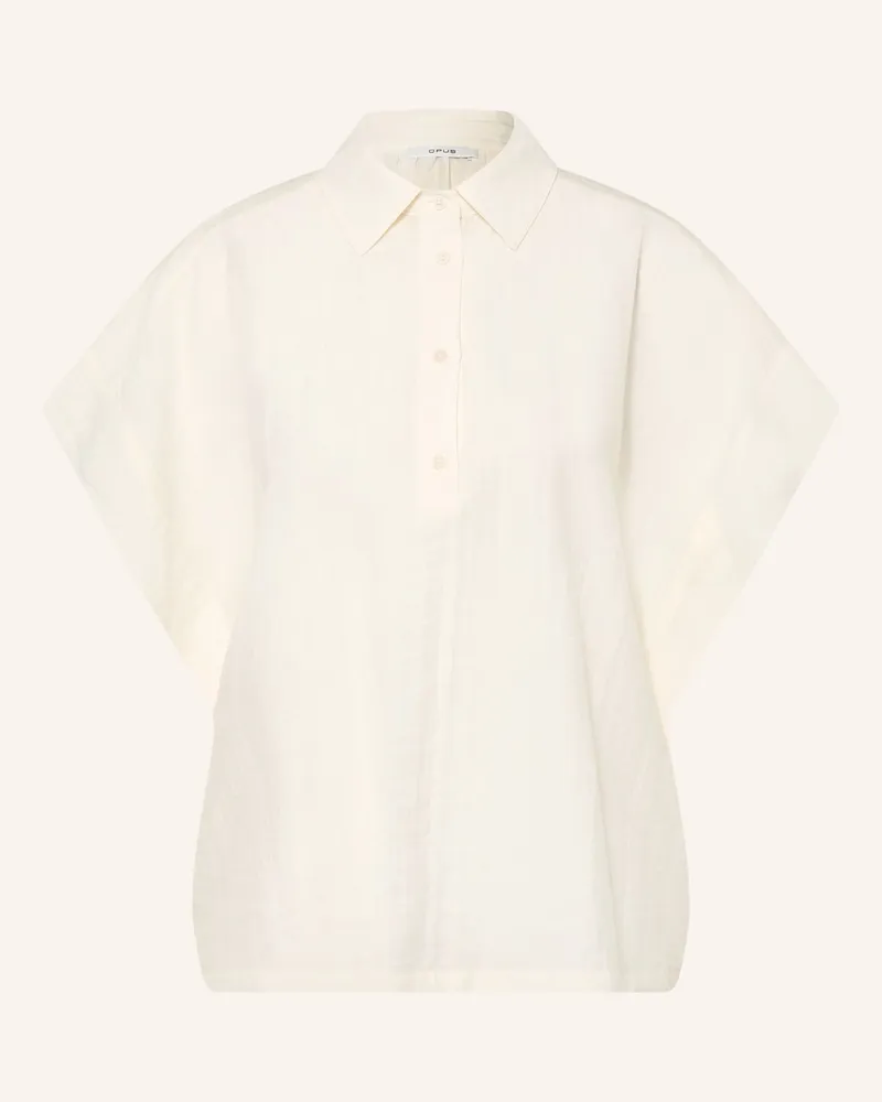 OPUS Blusenshirt Festelle weiss Ecru