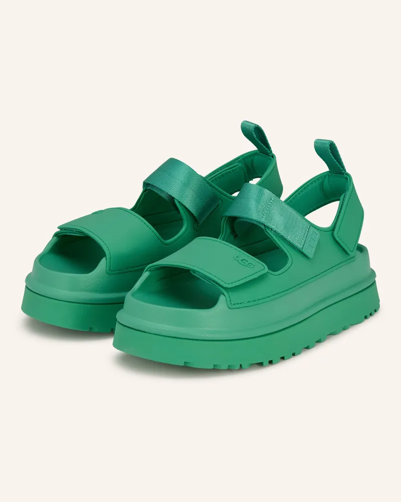 UGG Plateau-Sandalen Goldenglow gruen Grün