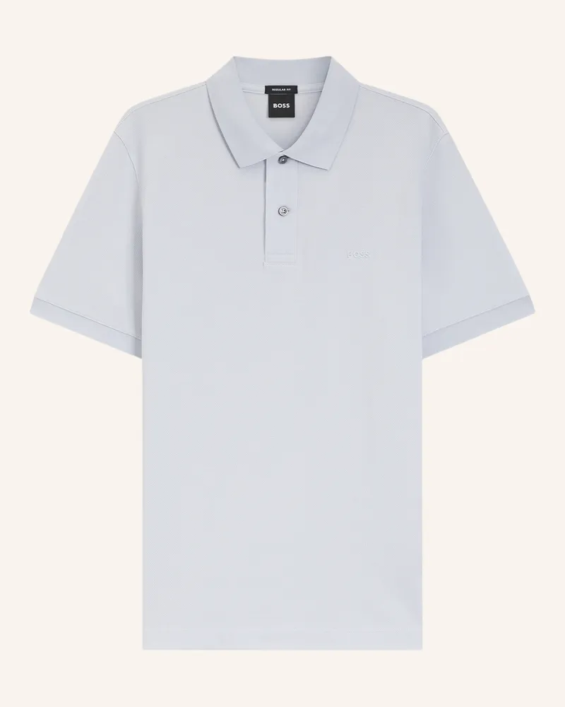 HUGO BOSS Piqué-Poloshirt Pallas Regular Fit lila Lila