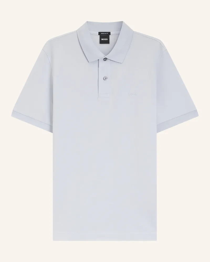 HUGO BOSS Piqué-Poloshirt Pallas Regular Fit lila Lila