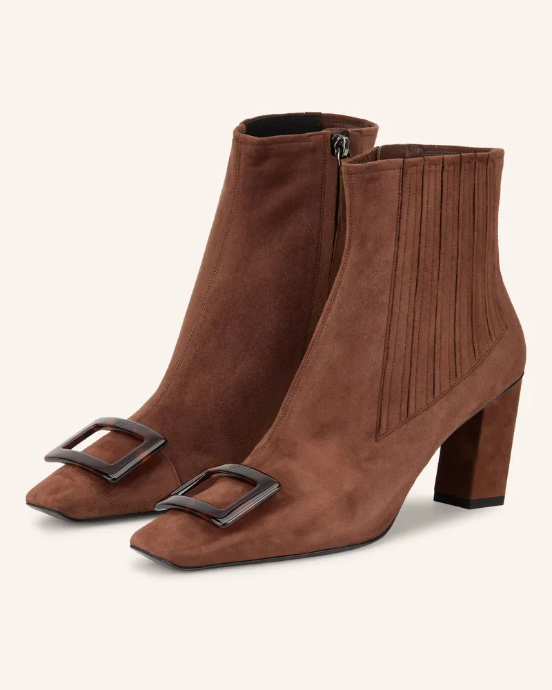 Roger Vivier Stiefeletten braun Dunkelbraun