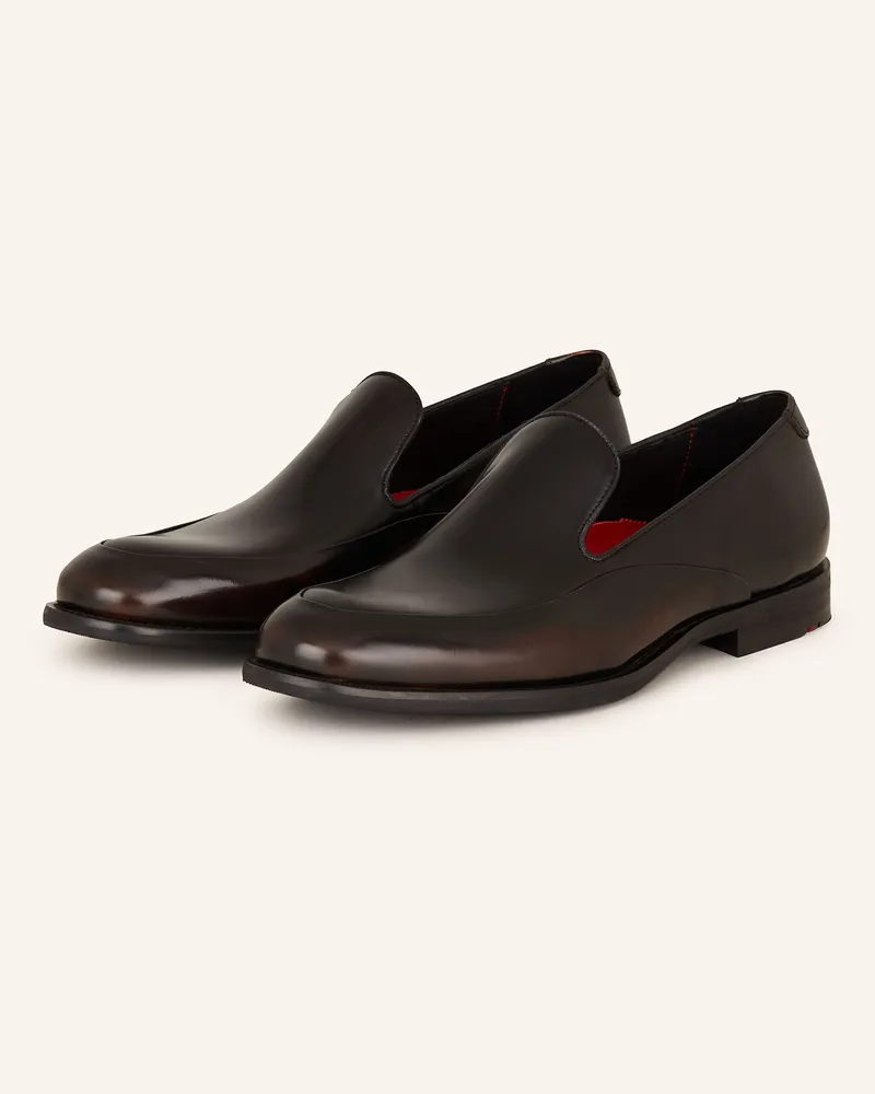 Lloyd Lack-Slipper WINTON Schwarz