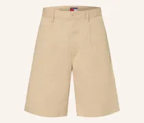 Chinoshorts Straight Fit gelb