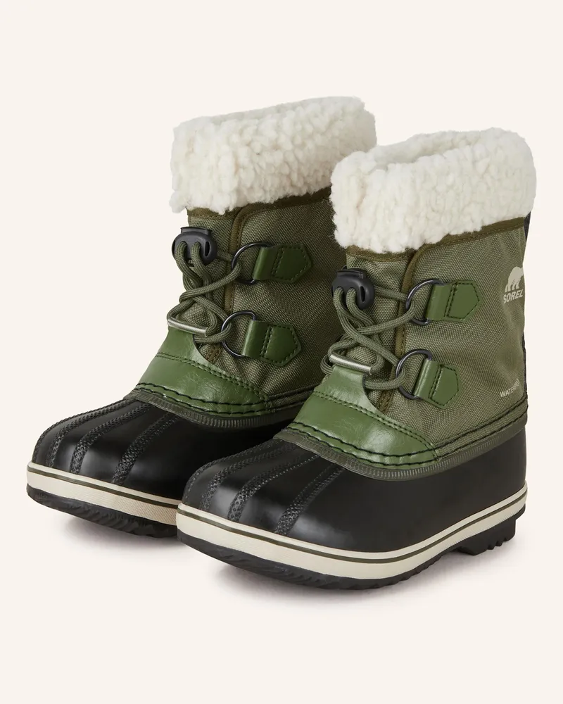 Sorel Boots YOOT PAC™ mit Kunstfell Oliv