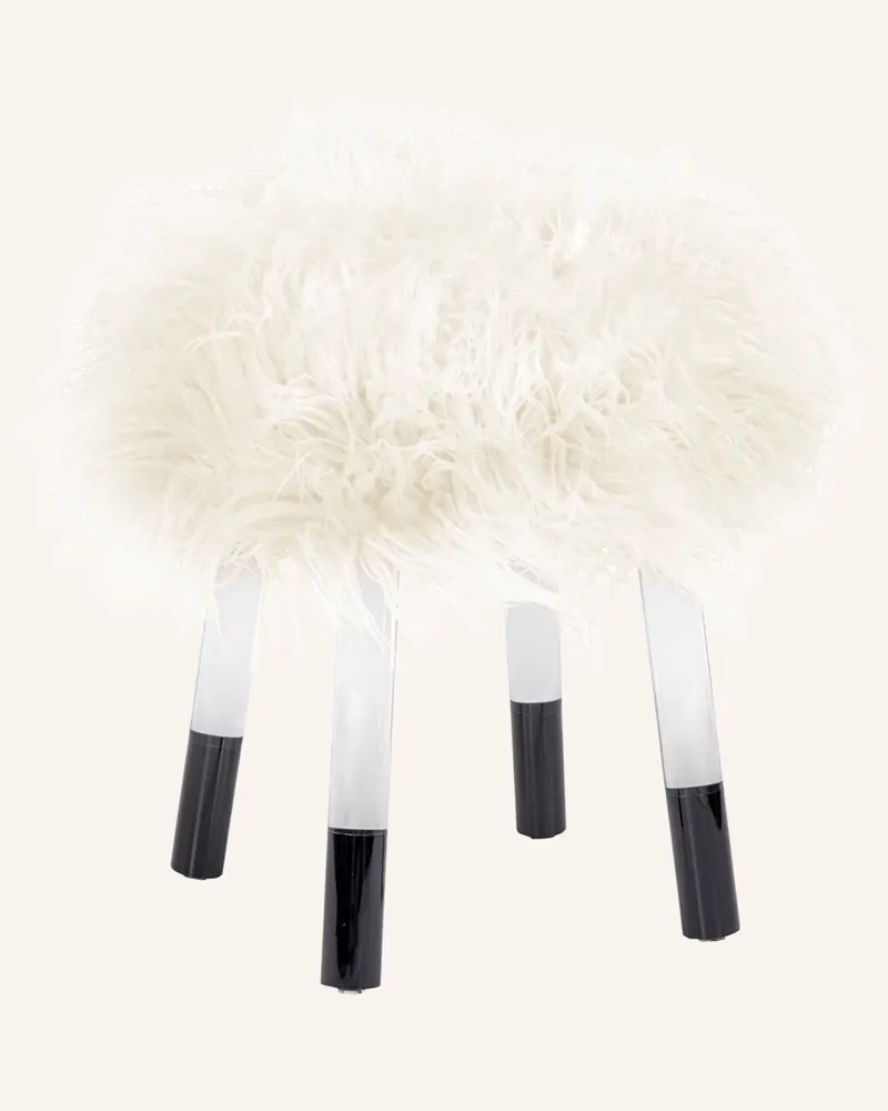 Kayoom Hocker FELLHOCKER LAIKA Weiss