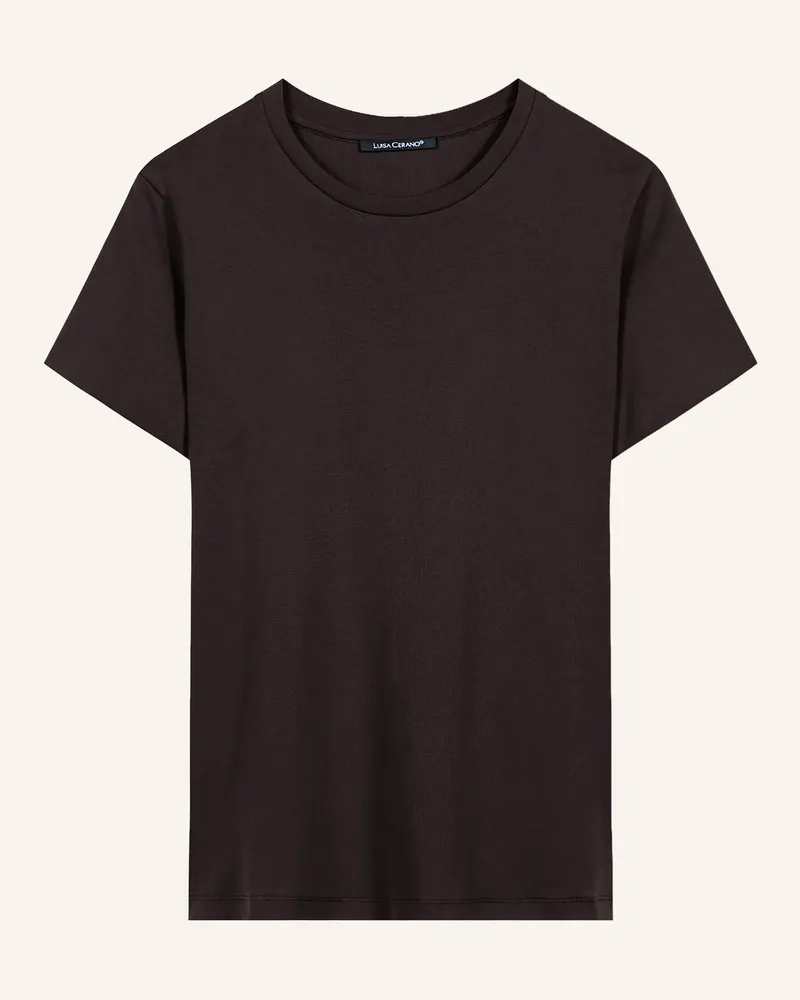 Luisa Cerano T-Shirt braun Schwarz