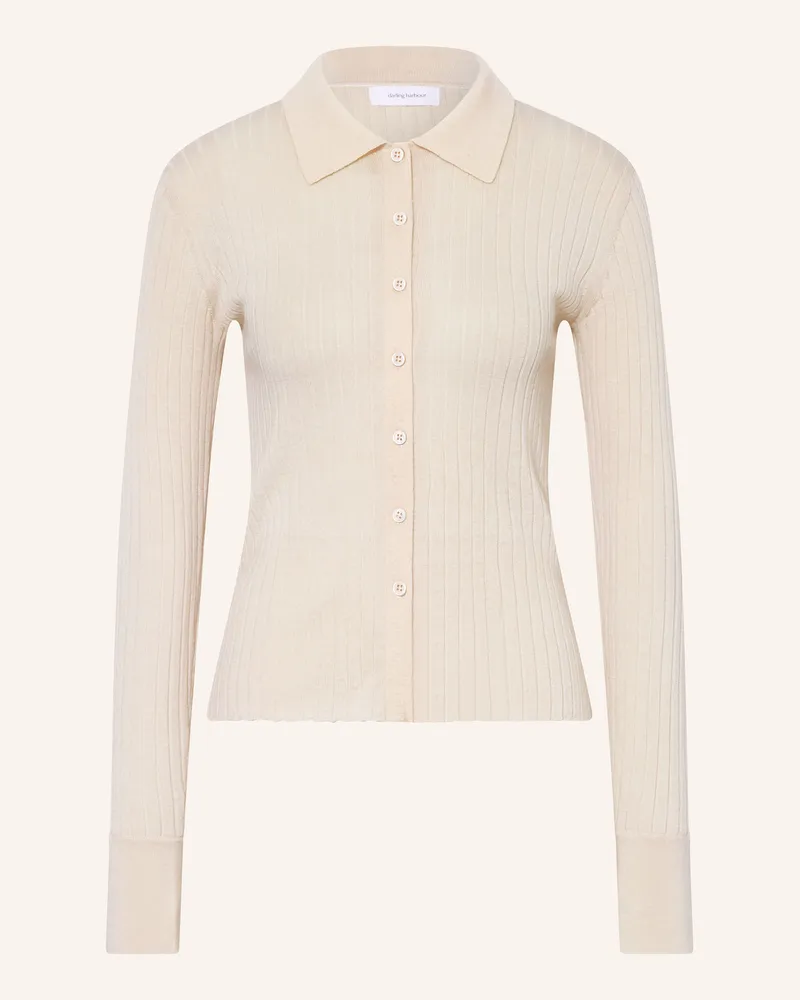 Darling Harbour Strickjacke Weiss