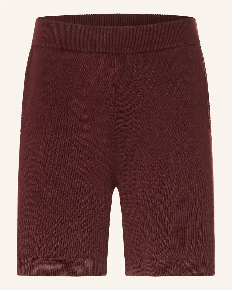 Lacoste Strickshorts rot Dunkelrot