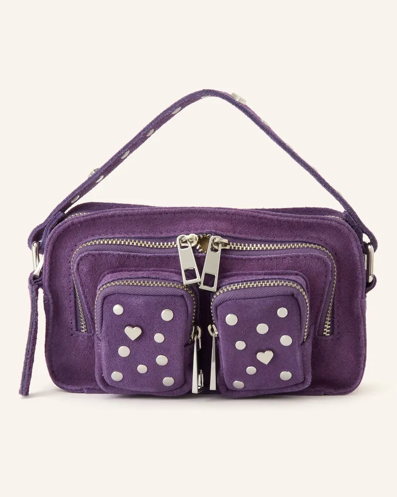 NÚNOO Handtasche Helena Mit Nieten lila Lila
