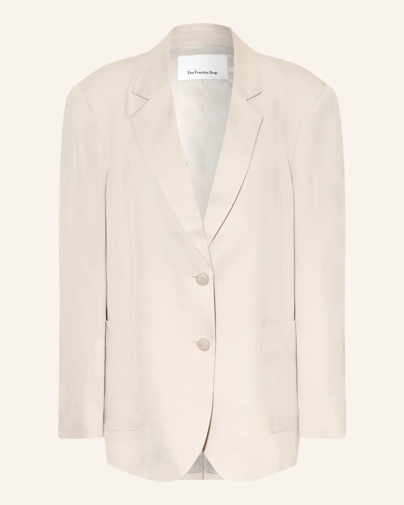 FRANKIE Shop Longblazer Bruna beige Creme