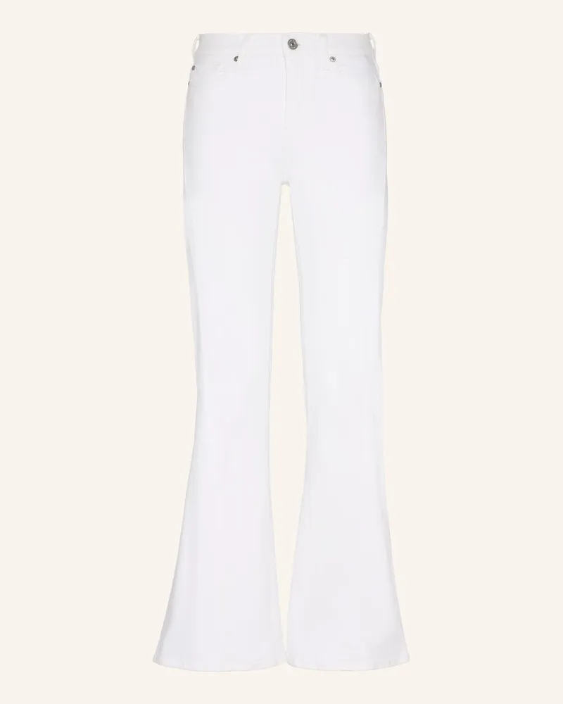 7 for all mankind Jeans DOJO TAILORLESS Flare Fit Weiss