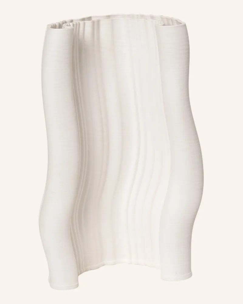 ferm LIVING Vase Moire weiss Creme