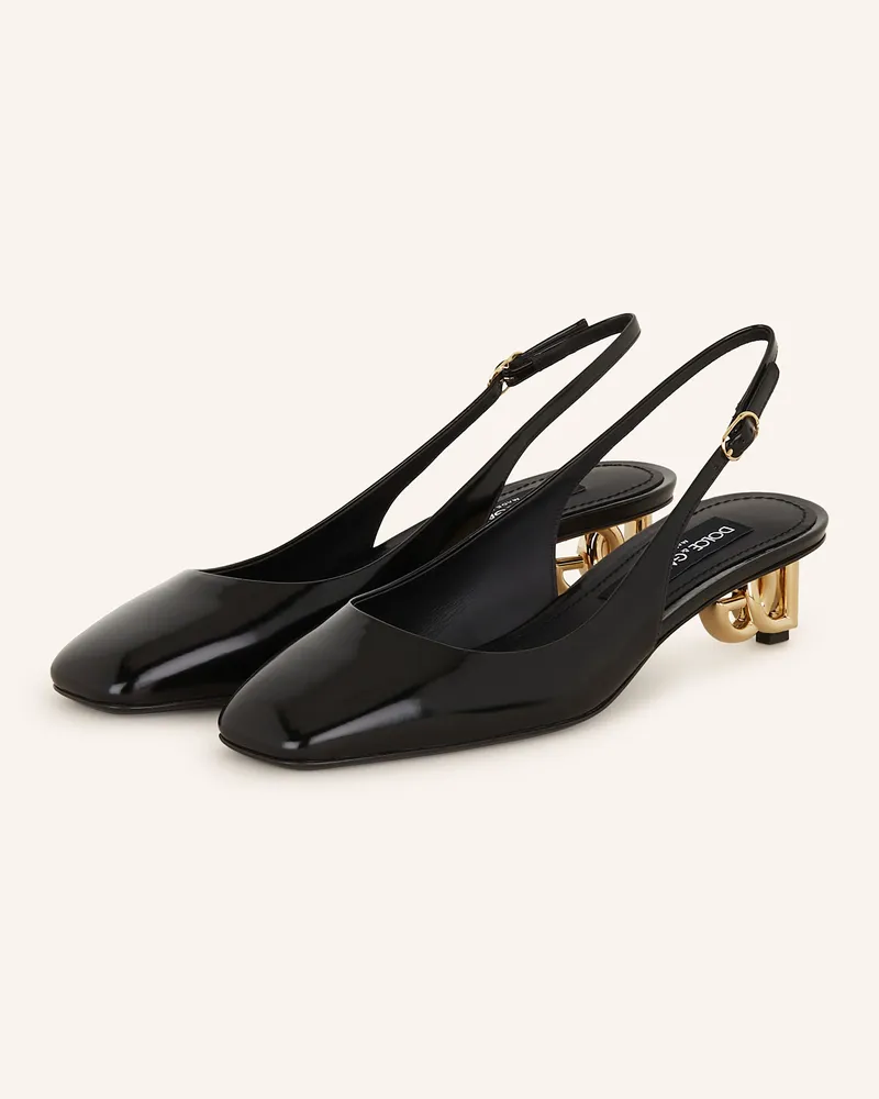 Dolce & Gabbana Slingpumps Schwarz