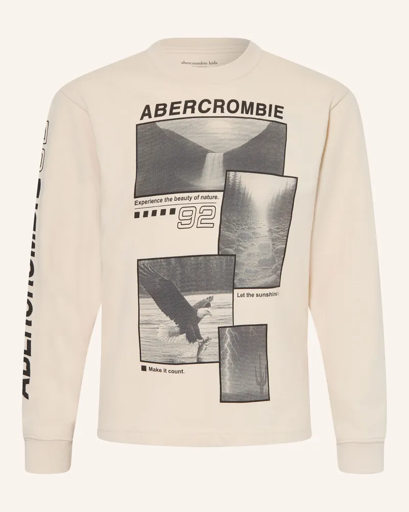 Abercrombie & Fitch Longsleeve weiss Creme