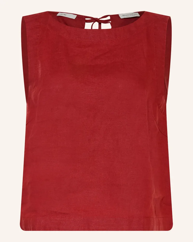 Marc O'Polo Leinentop rot Dunkelrot