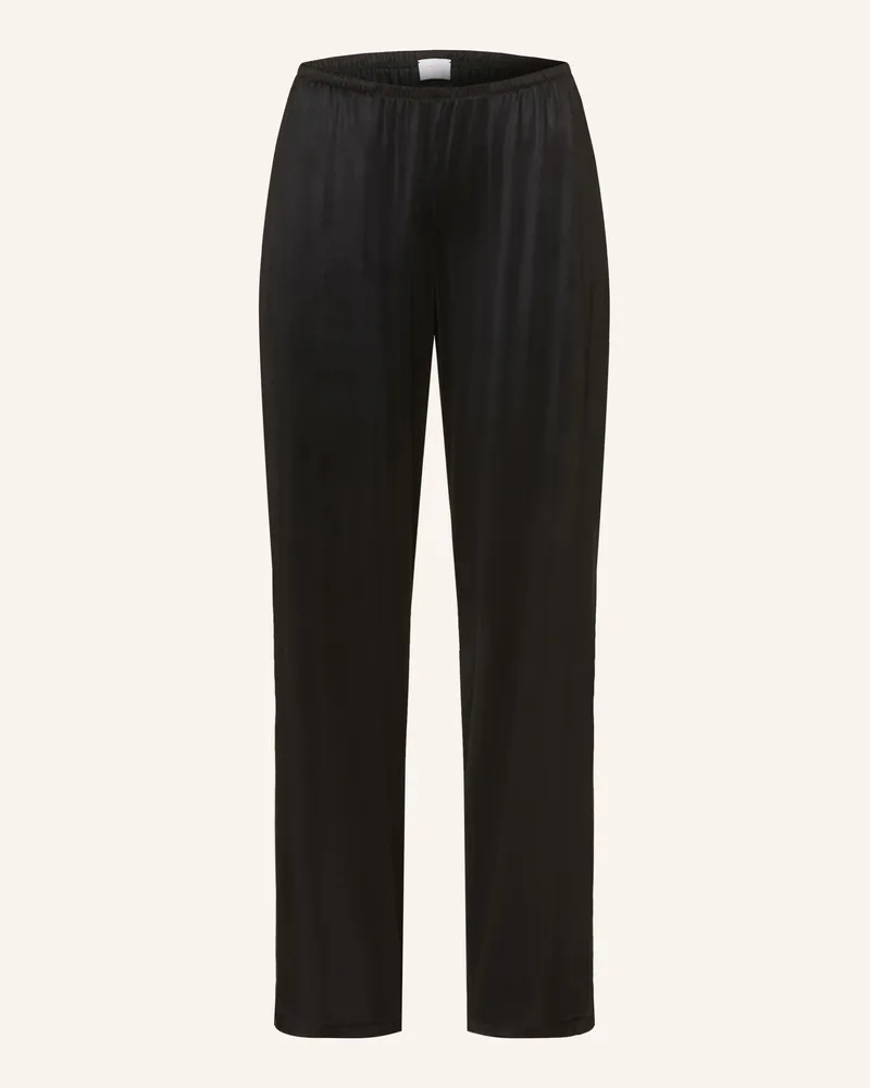 Mey Schlafhose Serie Pure Shine Aus Satin schwarz Schwarz
