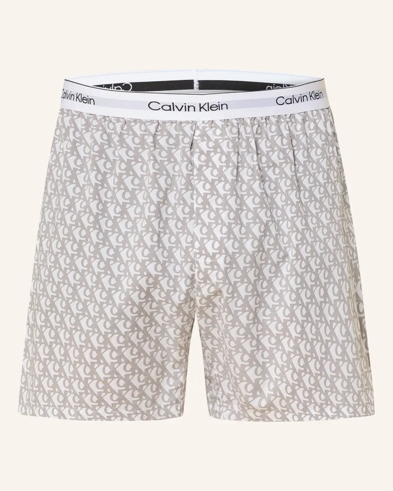 Calvin Klein Schlafshorts Weiss