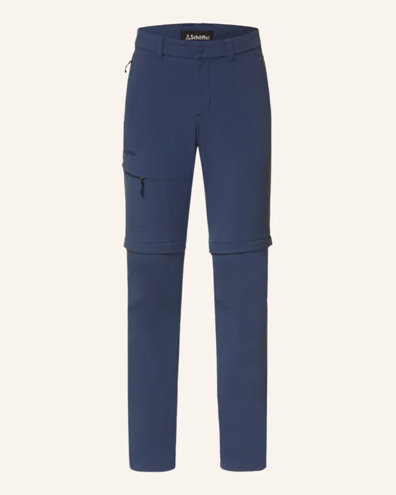 Schöffel Zipp-Off-Hose koper1 blau Dunkelblau