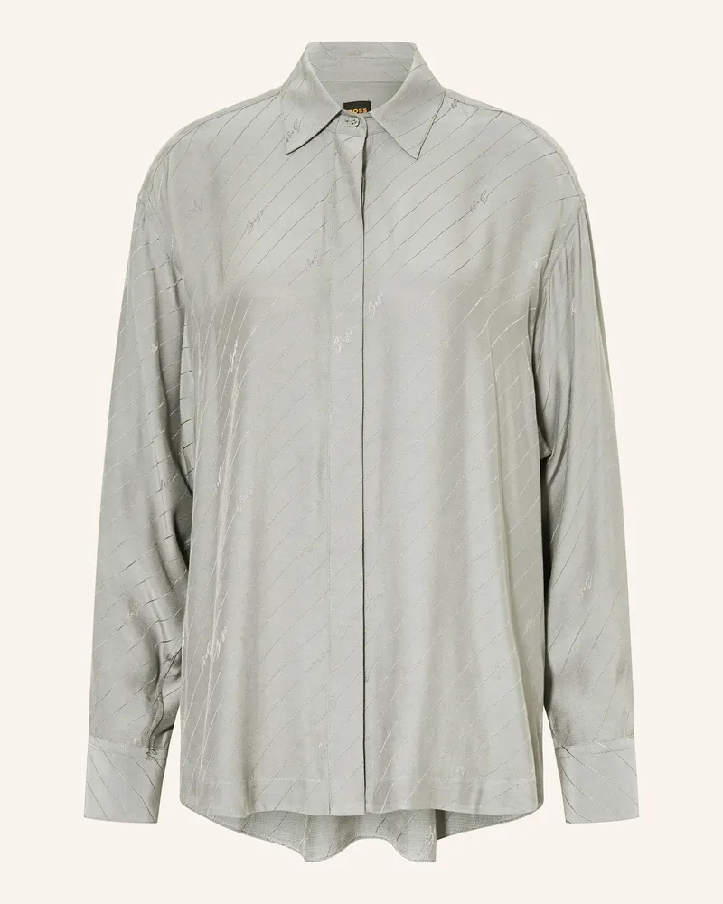 HUGO BOSS Hemdbluse BOSCIARPA Grau