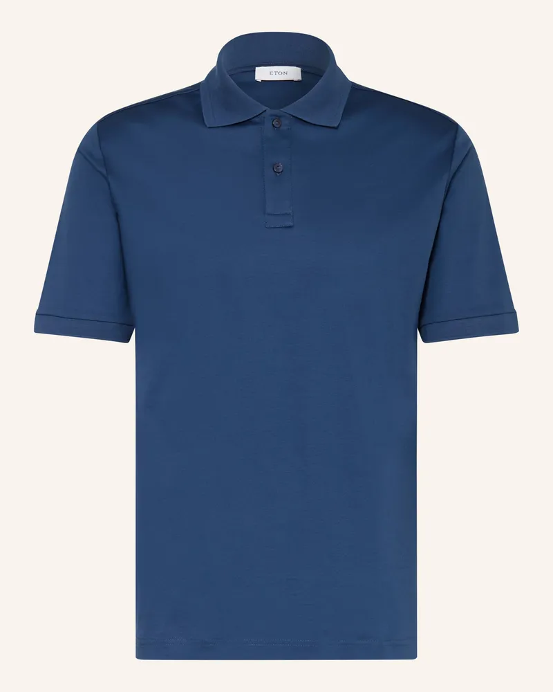 Eton Jersey-Poloshirt blau Blau
