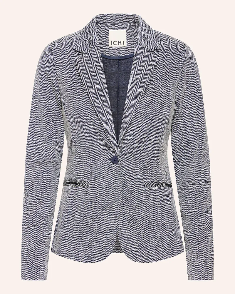 ICHI Jacquard-Blazer IHKATE Weiss