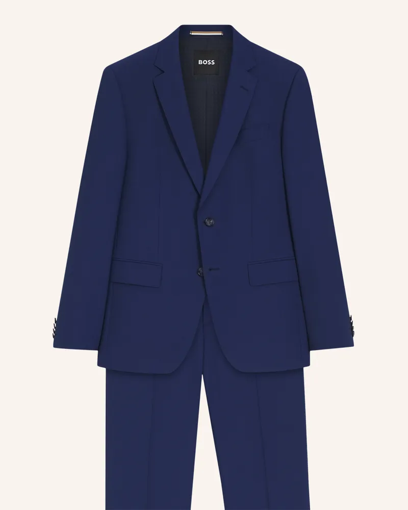 HUGO BOSS Business Anzug H-HUGE-2PCS-224 Slim Fit Dunkelblau