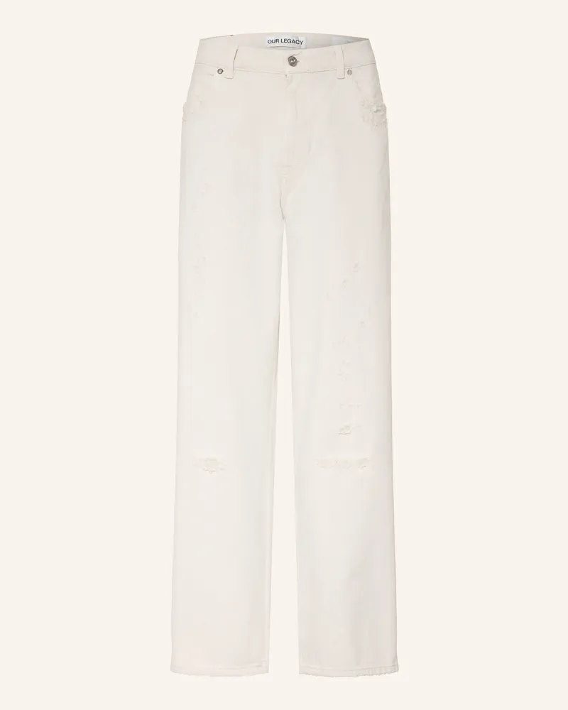Our Legacy Jeans Vast Cut Wide Loose Fit beige Old