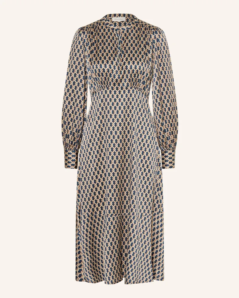 Kudibal Seidenkleid Rumerdea blau Dunkelblau