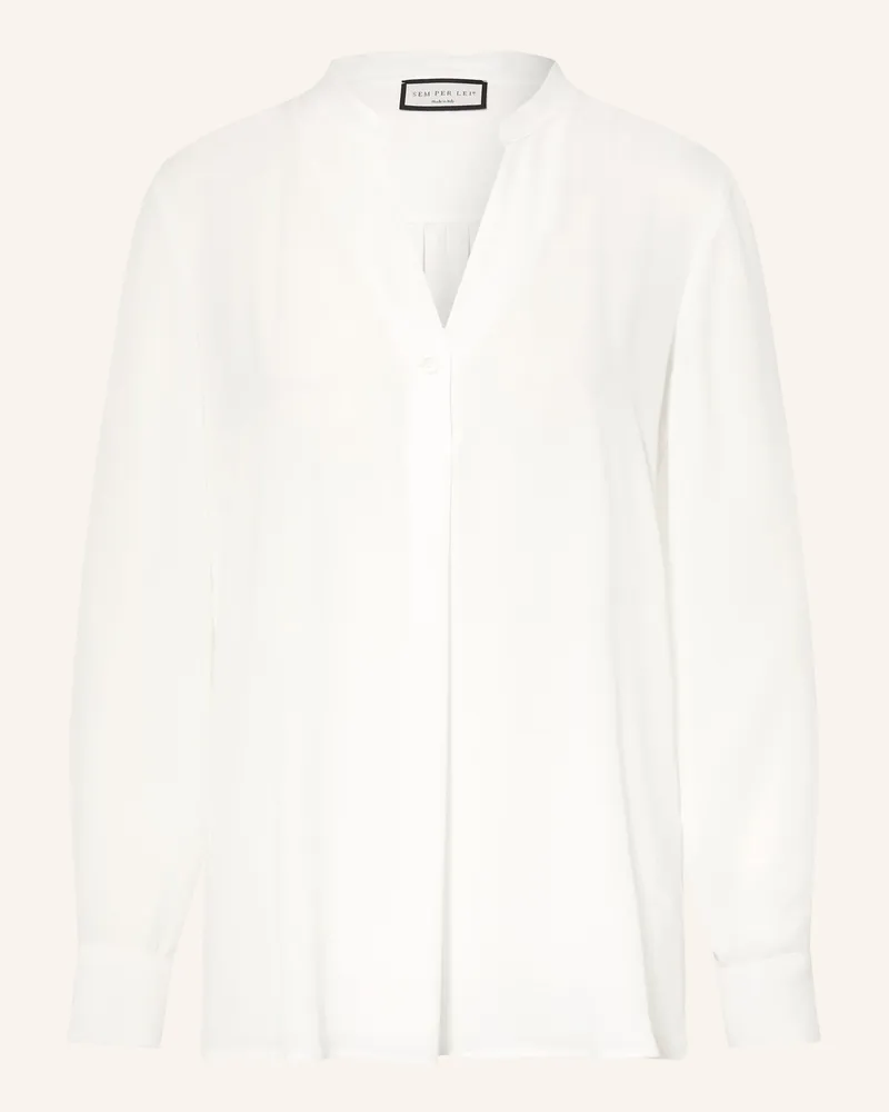 SEM PER LEI Blusenshirt weiss Weiss