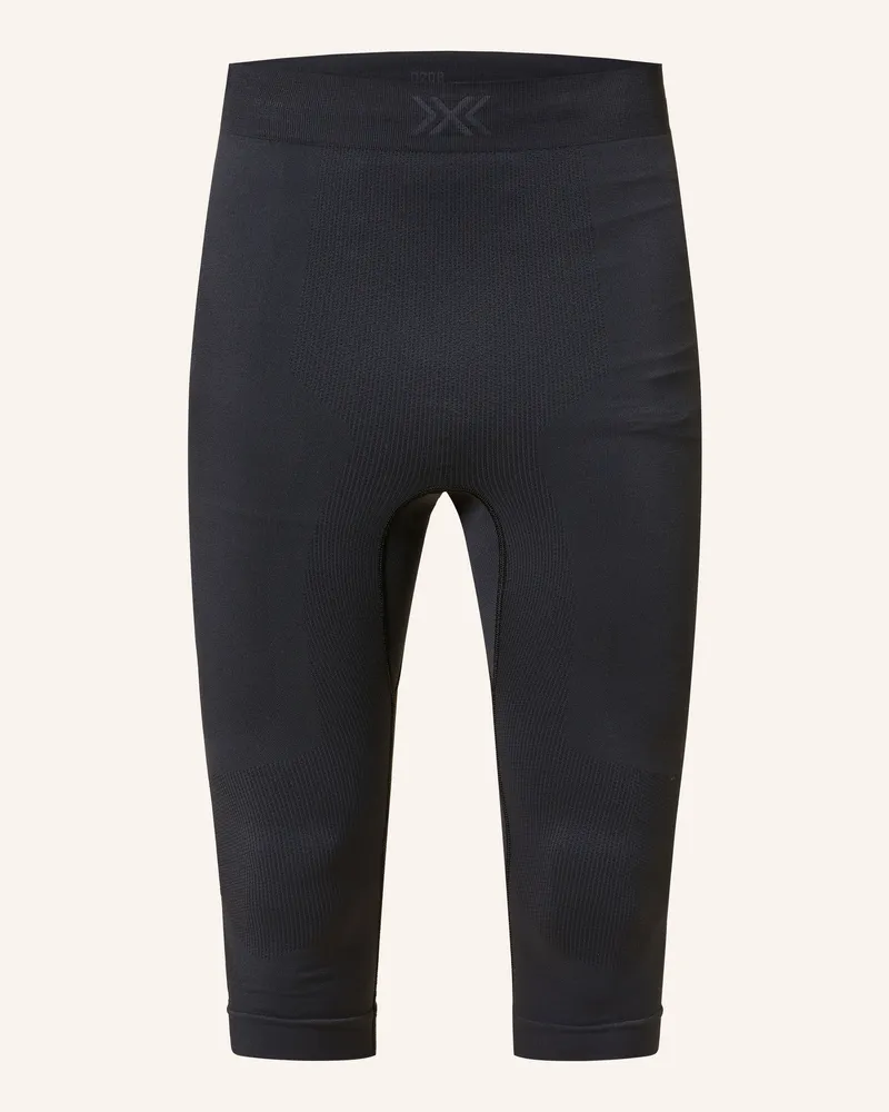 X-Bionic Funktionswäsche-Hose X-Ential Mit Verkürtzer Beinlänge schwarz Schwarz