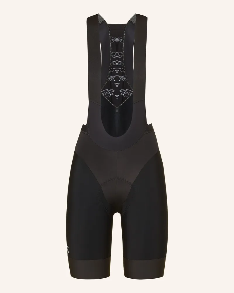 X-Bionic Radhose COREFUSION RIDE BIB WARM mit Trägern und gepolstertem Einsatz Schwarz