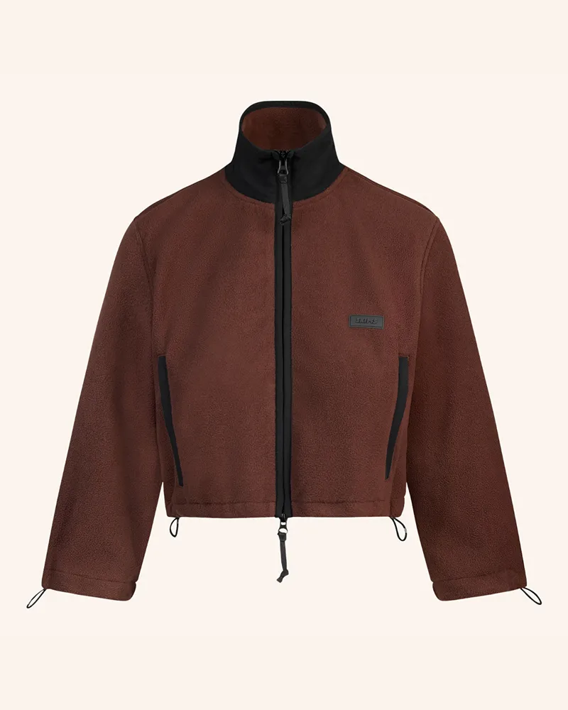 SKIMS Lounge-Fleecejacke Teddy braun Cocoa