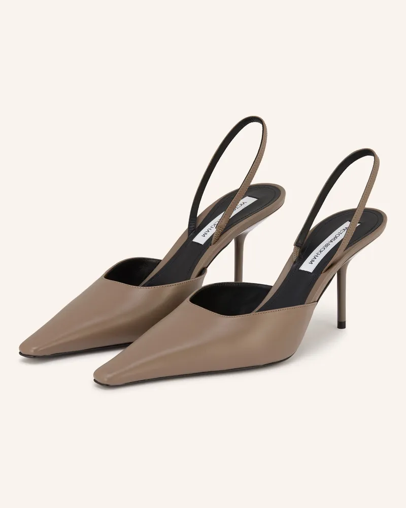 Victoria Beckham Slingpumps grau Grau