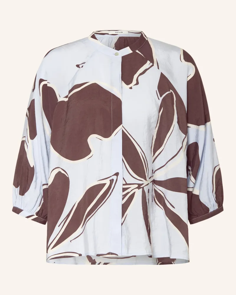 OPUS Bluse FALOOM mit 3/4-Arm Hellblau