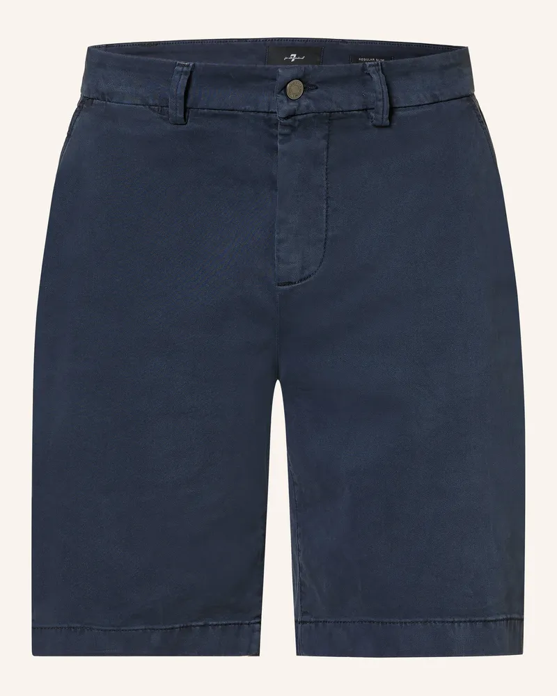 7 for all mankind Chinoshorts Comfort Fit blau Dunkelblau