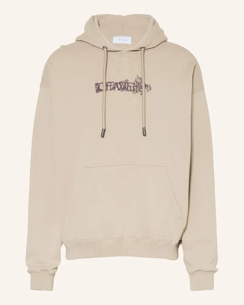 OFF-WHITE Hoodie beige Hellbraun