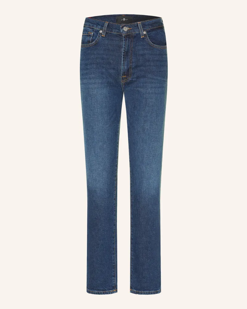 7 for all mankind Straight Jeans High Rise Straight blau 43w
