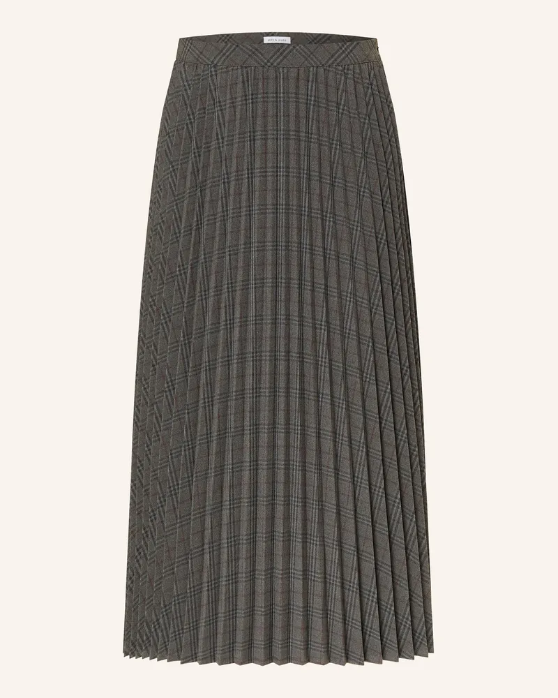 Mrs & HUGS Plisseerock grau Grau