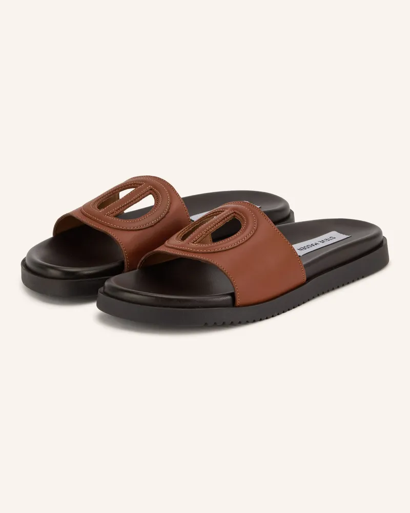 Steve Madden Pantoletten Mayke Mit Cut-Outs braun Cognac