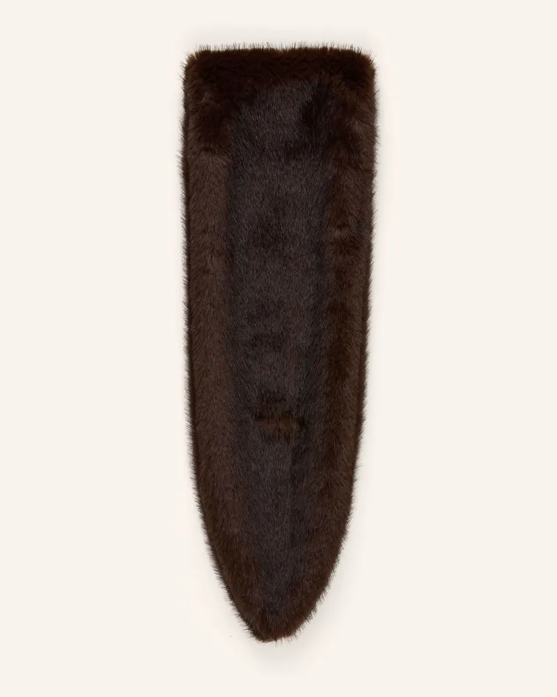 Darling Harbour Kunstfell-Schal braun Brown
