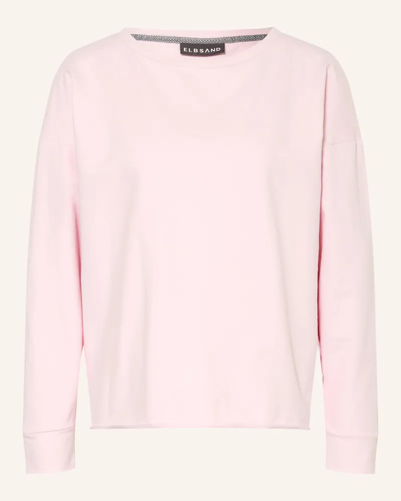 ELBSAND Sweatshirt Riane rosa Hellrosa