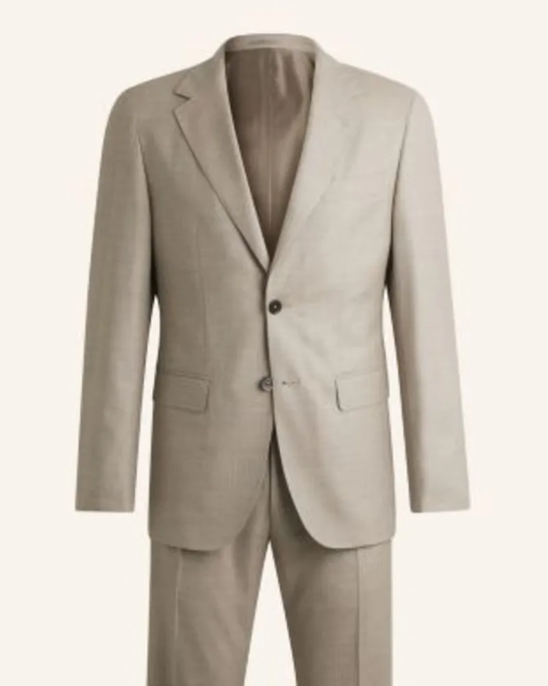 HUGO BOSS Business Anzug L-JEFF-2PCS-254 Regular Fit Beige